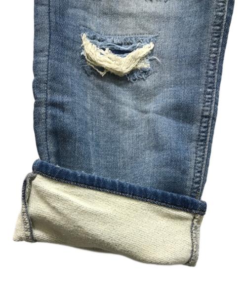 HUMAN MADE（ヒューマンメイド）HUMAN MADE (ヒューマンメイド) ダメージ加工スウェットパンツ インディゴ サイズ:Sの古着・服飾アイテム