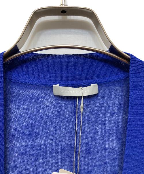 theory luxe（セオリーリュクス）theory luxe (セオリーリュクス) リネンカーディガン ブルー サイズ:32の古着・服飾アイテム