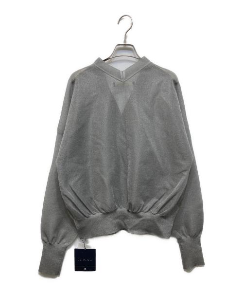 martinique（マルティニーク）martinique (マルティニーク) シアーカーディガン グレー サイズ:FREEの古着・服飾アイテム