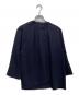E by eclat（イーバイエクラ）の古着「【とろみ】揺れ感ドレープブラウス」｜ネイビー