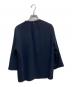 E by eclat (イーバイエクラ) 【とろみ】揺れ感ドレープブラウス ネイビー サイズ:40：8000円