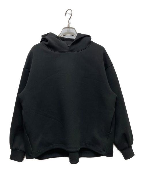 23区（ニジュウサンク）23区 (ニジュウサンク) 【洗える】コンフォートダンボールジャージー パーカー ブラック サイズ:３８の古着・服飾アイテム