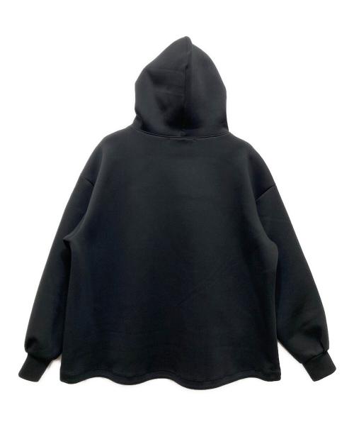 23区（ニジュウサンク）23区 (ニジュウサンク) 【洗える】コンフォートダンボールジャージー パーカー ブラック サイズ:３８の古着・服飾アイテム