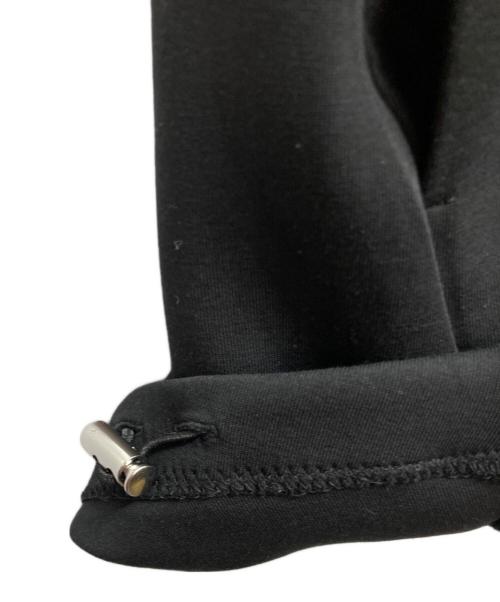 23区（ニジュウサンク）23区 (ニジュウサンク) 【洗える】コンフォートダンボールジャージー パーカー ブラック サイズ:３８の古着・服飾アイテム