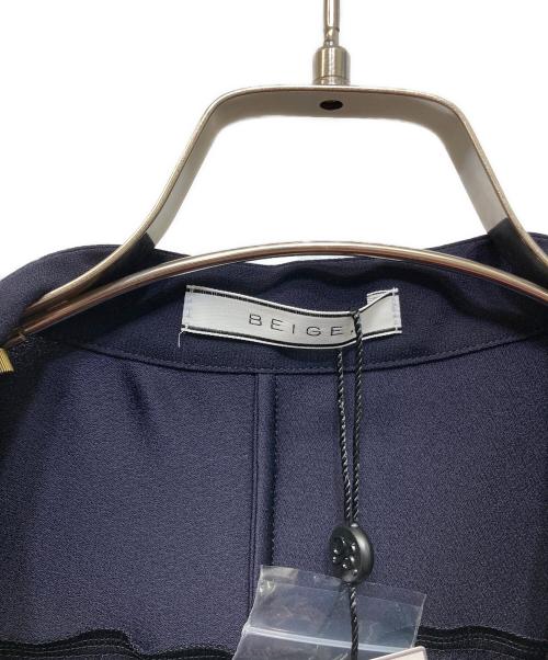 BEIGE（ベイジ）BEIGE (ベイジ) FLEUR（フルール）/ブラウス ネイビー サイズ:4の古着・服飾アイテム