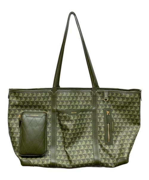 ANYA HINDMARCH（アニヤ・ハインドマーチ）ANYA HINDMARCH (アニヤ・ハインドマーチ) I AM A Plastic Bag インフライト・トート カーキの古着・服飾アイテム