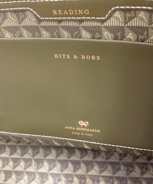 ANYA HINDMARCH（アニヤ・ハインドマーチ）ANYA HINDMARCH (アニヤ・ハインドマーチ) I AM A Plastic Bag インフライト・トート カーキの古着・服飾アイテム