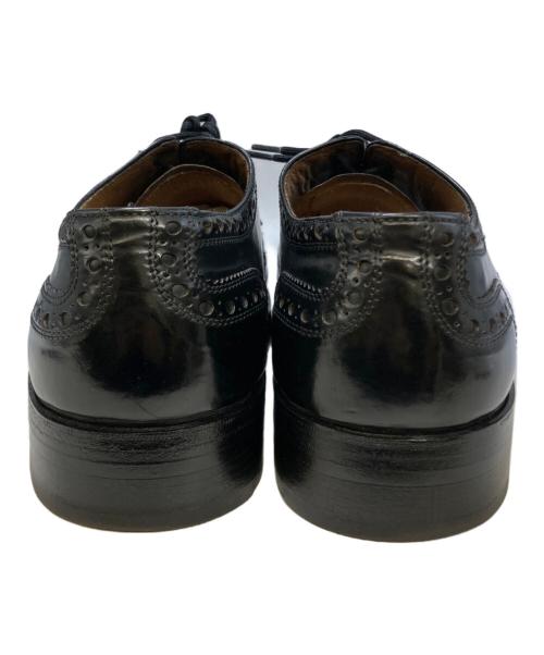 HEINRICH DINKELACKER（ハインリッヒディンケラッカー）Heinrich Dinkelacker (ハインリッヒディンケラッカー) コードバンウィングチップシューズ ブラック サイズ:5　1/2の古着・服飾アイテム