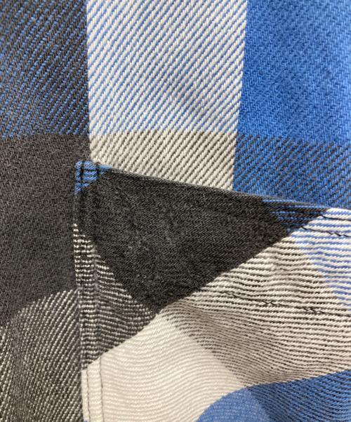 ST JOHN'S BAY（セントジョンズベイ）ST JOHN'S BAY (セントジョンズベイ) big mac (ビッグマック) チェックシャツ ブルー サイズ:Lの古着・服飾アイテム