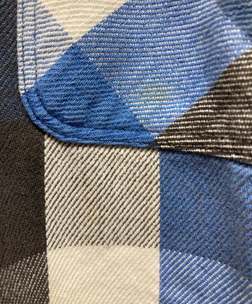 ST JOHN'S BAY（セントジョンズベイ）ST JOHN'S BAY (セントジョンズベイ) big mac (ビッグマック) チェックシャツ ブルー サイズ:Lの古着・服飾アイテム