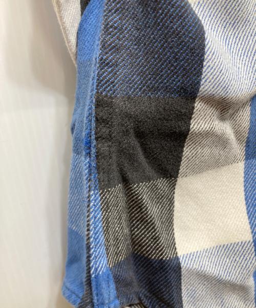 ST JOHN'S BAY（セントジョンズベイ）ST JOHN'S BAY (セントジョンズベイ) big mac (ビッグマック) チェックシャツ ブルー サイズ:Lの古着・服飾アイテム