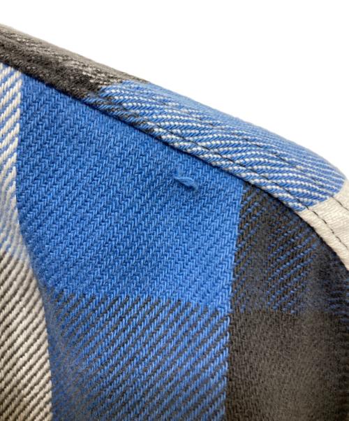 ST JOHN'S BAY（セントジョンズベイ）ST JOHN'S BAY (セントジョンズベイ) big mac (ビッグマック) チェックシャツ ブルー サイズ:Lの古着・服飾アイテム