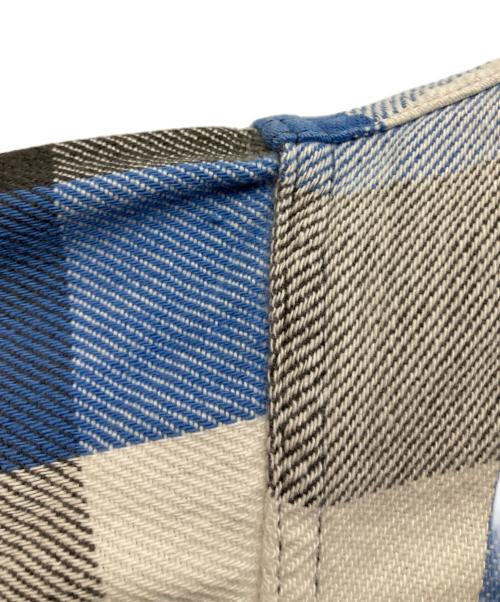 ST JOHN'S BAY（セントジョンズベイ）ST JOHN'S BAY (セントジョンズベイ) big mac (ビッグマック) チェックシャツ ブルー サイズ:Lの古着・服飾アイテム