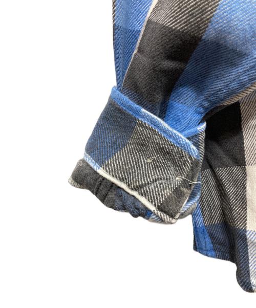 ST JOHN'S BAY（セントジョンズベイ）ST JOHN'S BAY (セントジョンズベイ) big mac (ビッグマック) チェックシャツ ブルー サイズ:Lの古着・服飾アイテム