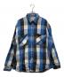 ST JOHN'S BAY（セントジョンズベイ）の古着「チェックシャツ」｜ブルー