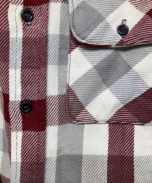 FIVE BROTHER（ファイブブラザー）FIVE BROTHER (ファイブブラザー) 80’ｓ ブロックチェックシャツ レッド サイズ:17XLの古着・服飾アイテム