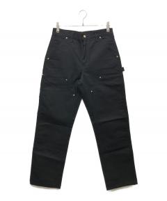 中古・古着通販】CarHartt (カーハート) ダブルニーパンツ ブラック