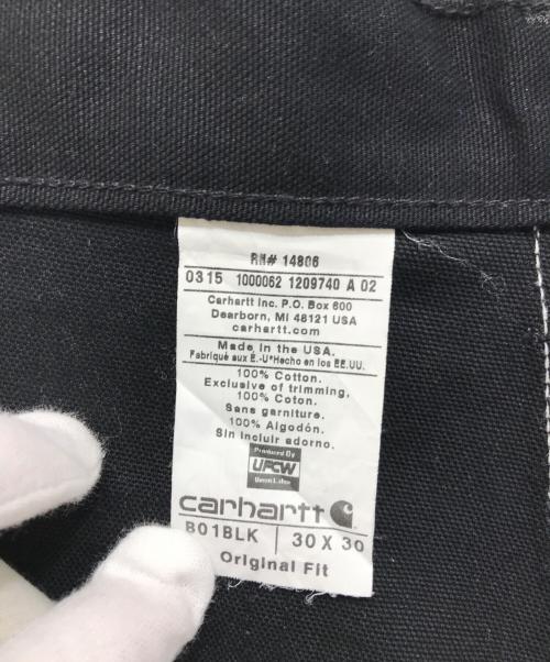 CarHartt（カーハート）CarHartt (カーハート) ダブルニーペインターパンツ ブラック サイズ:30の古着・服飾アイテム
