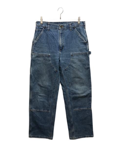 CarHartt（カーハート）CarHartt (カーハート) ダブルニーデニムパンツ インディゴ サイズ:83.5cm (W33)の古着・服飾アイテム