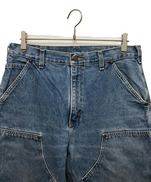 CarHartt（カーハート）CarHartt (カーハート) ダブルニーデニムパンツ インディゴ サイズ:83.5cm (W33)の古着・服飾アイテム