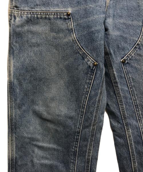 CarHartt（カーハート）CarHartt (カーハート) ダブルニーデニムパンツ インディゴ サイズ:83.5cm (W33)の古着・服飾アイテム