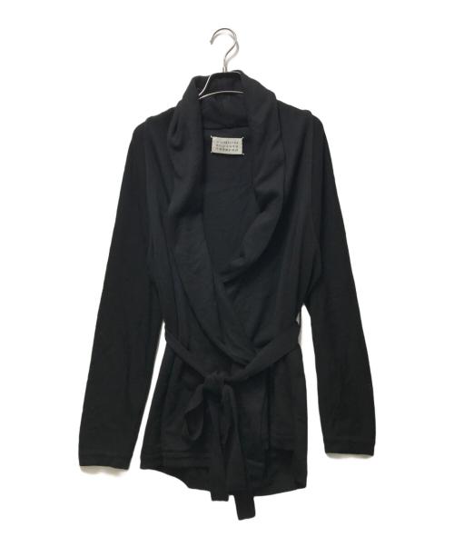 Maison Margiela（メゾンマルジェラ）Maison Margiela (メゾンマルジェラ) 4ステッチ ウールニットカーディガン　ここのえ ブラック サイズ:Sの古着・服飾アイテム