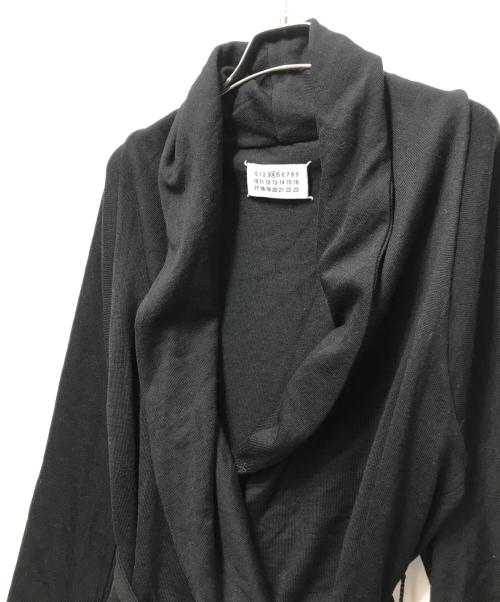 Maison Margiela（メゾンマルジェラ）Maison Margiela (メゾンマルジェラ) 4ステッチ ウールニットカーディガン　ここのえ ブラック サイズ:Sの古着・服飾アイテム