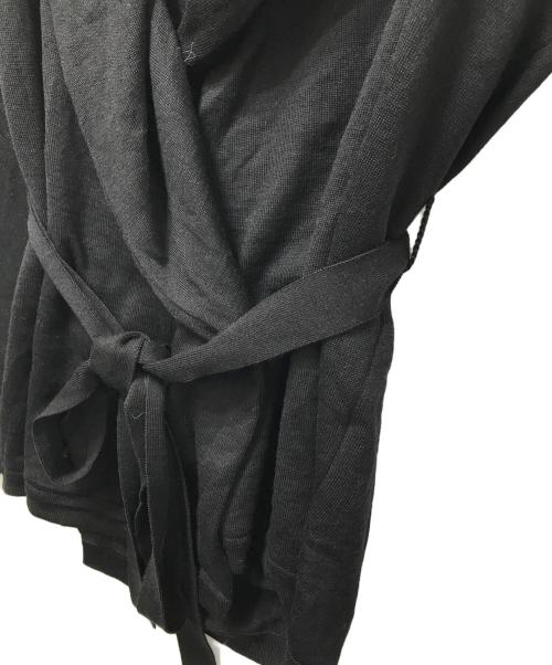 Maison Margiela（メゾンマルジェラ）Maison Margiela (メゾンマルジェラ) 4ステッチ ウールニットカーディガン　ここのえ ブラック サイズ:Sの古着・服飾アイテム