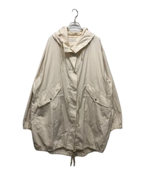 DRIES VAN NOTEN（ドリスヴァンノッテン）DRIES VAN NOTEN (ドリスヴァンノッテン) フーデッドコート アイボリー サイズ:Mの古着・服飾アイテム