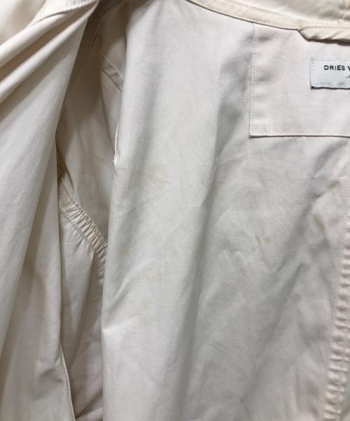 DRIES VAN NOTEN（ドリスヴァンノッテン）DRIES VAN NOTEN (ドリスヴァンノッテン) フーデッドコート アイボリー サイズ:Mの古着・服飾アイテム