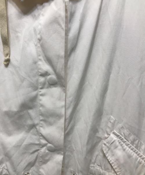 DRIES VAN NOTEN（ドリスヴァンノッテン）DRIES VAN NOTEN (ドリスヴァンノッテン) フーデッドコート アイボリー サイズ:Mの古着・服飾アイテム