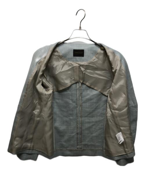 TOMORROW LAND tricot（トゥモローランド トリコ）TOMORROW LAND tricot (トゥモローランド トリコ) ジェイドシェファード キザミカラージャケット グリーン サイズ:38の古着・服飾アイテム