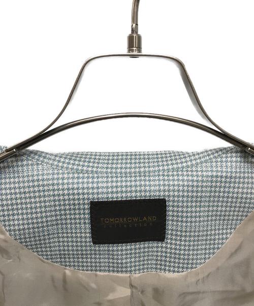 TOMORROW LAND tricot（トゥモローランド トリコ）TOMORROW LAND tricot (トゥモローランド トリコ) ジェイドシェファード キザミカラージャケット グリーン サイズ:38の古着・服飾アイテム