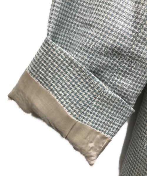 TOMORROW LAND tricot（トゥモローランド トリコ）TOMORROW LAND tricot (トゥモローランド トリコ) ジェイドシェファード キザミカラージャケット グリーン サイズ:38の古着・服飾アイテム