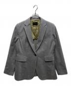 TOMORROW LAND tricotトゥモローランド トリコ）の古着「ベッチンシャンブレー ノッチドカラージャケット」｜グレー