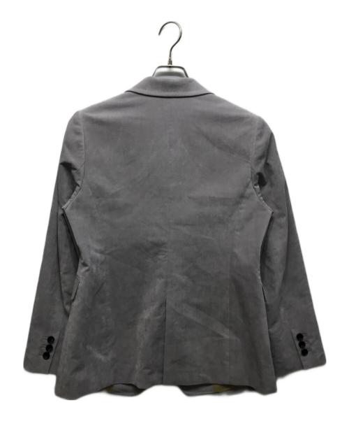 TOMORROW LAND tricot（トゥモローランド トリコ）TOMORROW LAND tricot (トゥモローランド トリコ) ベッチンシャンブレー ノッチドカラージャケット グレー サイズ:38の古着・服飾アイテム