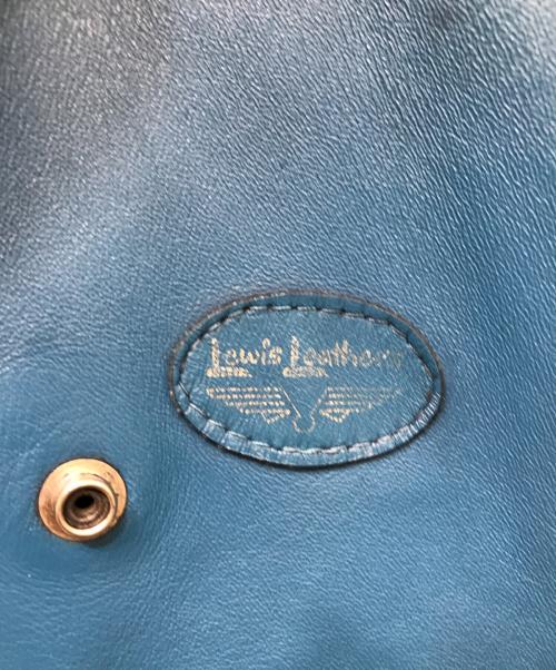 Lewis Leathers（ルイスレザース）Lewis Leathers (ルイスレザース) サイクロンライダースジャケット ブルー サイズ:44の古着・服飾アイテム