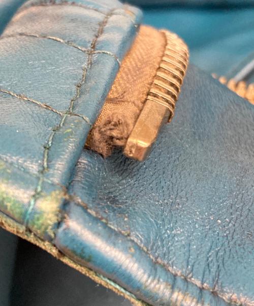 Lewis Leathers（ルイスレザース）Lewis Leathers (ルイスレザース) サイクロンライダースジャケット ブルー サイズ:44の古着・服飾アイテム