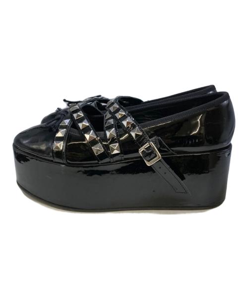 repetto（レペット）Repetto (レペット) noir kei ninomiya (ノワール ケイ ニノミヤ) ヒールパンプス ブラック サイズ:40の古着・服飾アイテム