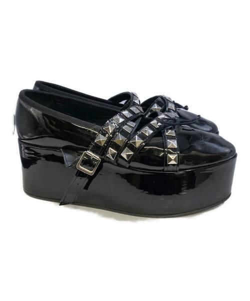 repetto（レペット）Repetto (レペット) noir kei ninomiya (ノワール ケイ ニノミヤ) ヒールパンプス ブラック サイズ:40の古着・服飾アイテム