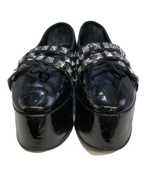 repetto（レペット）Repetto (レペット) noir kei ninomiya (ノワール ケイ ニノミヤ) ヒールパンプス ブラック サイズ:40の古着・服飾アイテム