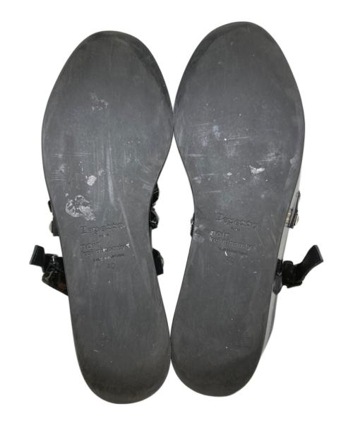 repetto（レペット）Repetto (レペット) noir kei ninomiya (ノワール ケイ ニノミヤ) ヒールパンプス ブラック サイズ:40の古着・服飾アイテム
