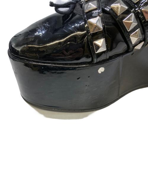 repetto（レペット）Repetto (レペット) noir kei ninomiya (ノワール ケイ ニノミヤ) ヒールパンプス ブラック サイズ:40の古着・服飾アイテム