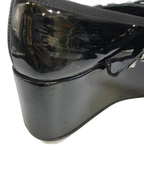 repetto（レペット）Repetto (レペット) noir kei ninomiya (ノワール ケイ ニノミヤ) ヒールパンプス ブラック サイズ:40の古着・服飾アイテム