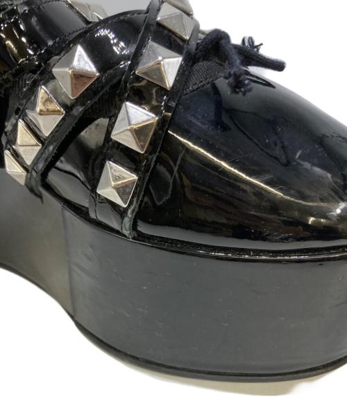 repetto（レペット）Repetto (レペット) noir kei ninomiya (ノワール ケイ ニノミヤ) ヒールパンプス ブラック サイズ:40の古着・服飾アイテム