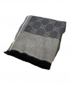 ）の古着「GG柄マフラー」｜グレー