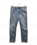 GUCCIグッチ）の古着「バック刺繍デザインデニムパンツ」｜インディゴ