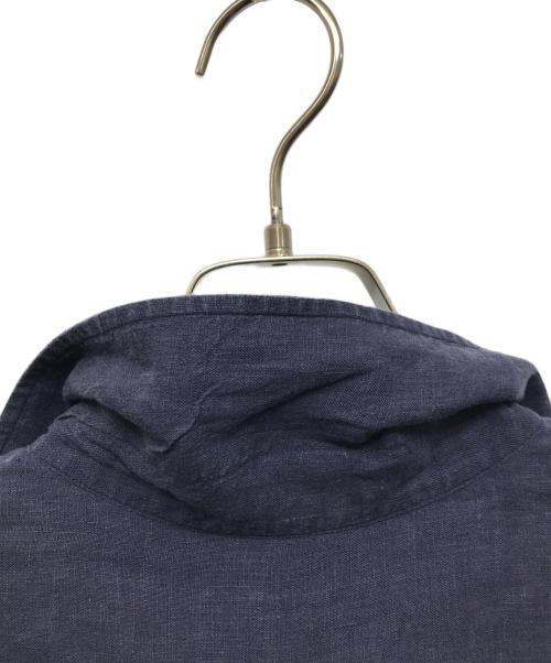 RALPH LAUREN Purple Label（ラルフ ローレン パープル レーベル）RALPH LAUREN PURPLE LABEL (ラルフ ローレン パープル レーベル) リネンシャツ ネイビー サイズ:16.5の古着・服飾アイテム