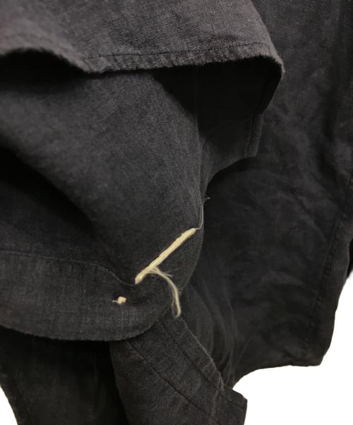 RALPH LAUREN Purple Label（ラルフ ローレン パープル レーベル）RALPH LAUREN PURPLE LABEL (ラルフ ローレン パープル レーベル) リネンシャツ ネイビー サイズ:16.5の古着・服飾アイテム