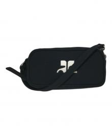 courreges（クレージュ）の古着「ナイロンワンショルダーバッグ」｜ブラック